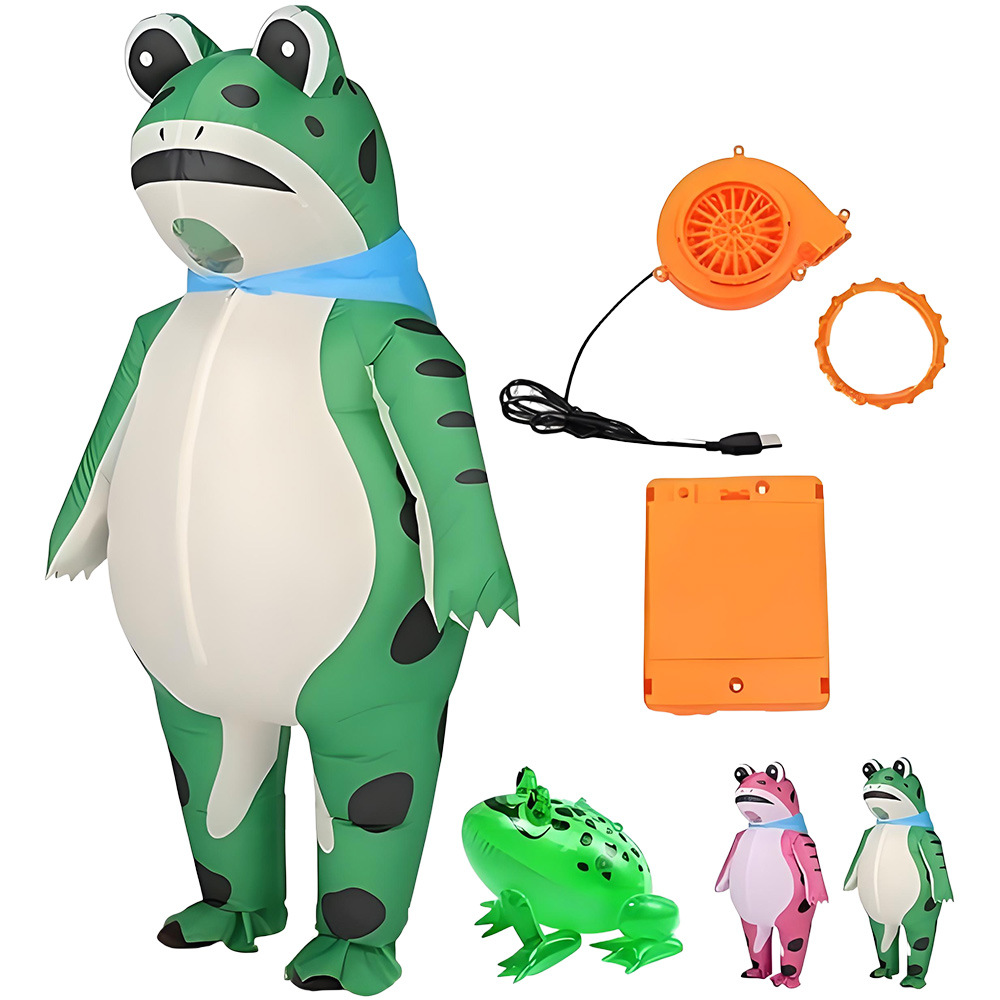 Anime Cosplay Jumpsuit - Надувной костюм лягушки ZOETOPKID для косплея,