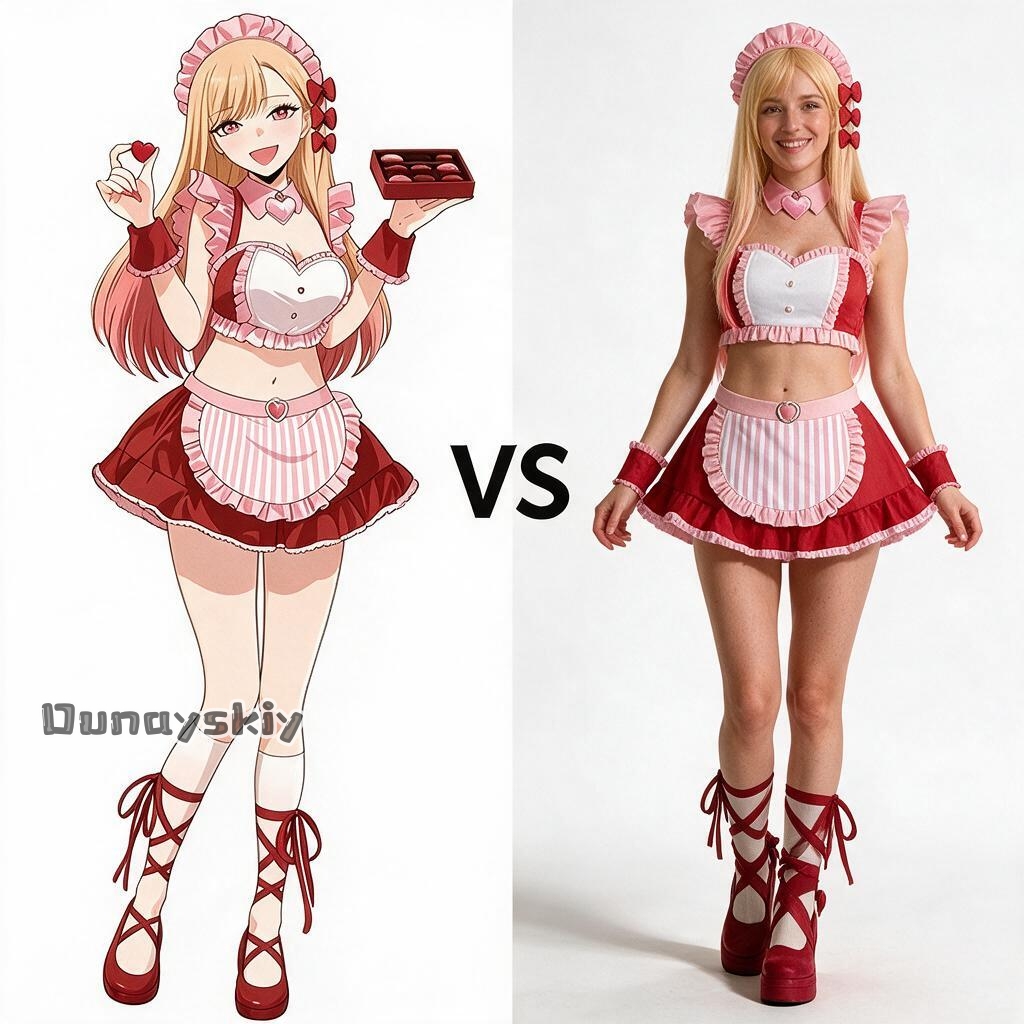 Марин Китагава ‌   Розовый кос – обзор и цена Kitagawa Anime Cosplay