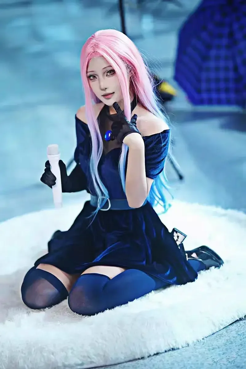 Костюм для косплея Мизи 2026,  – обзор и цена Anime Cosplay Blue Hair